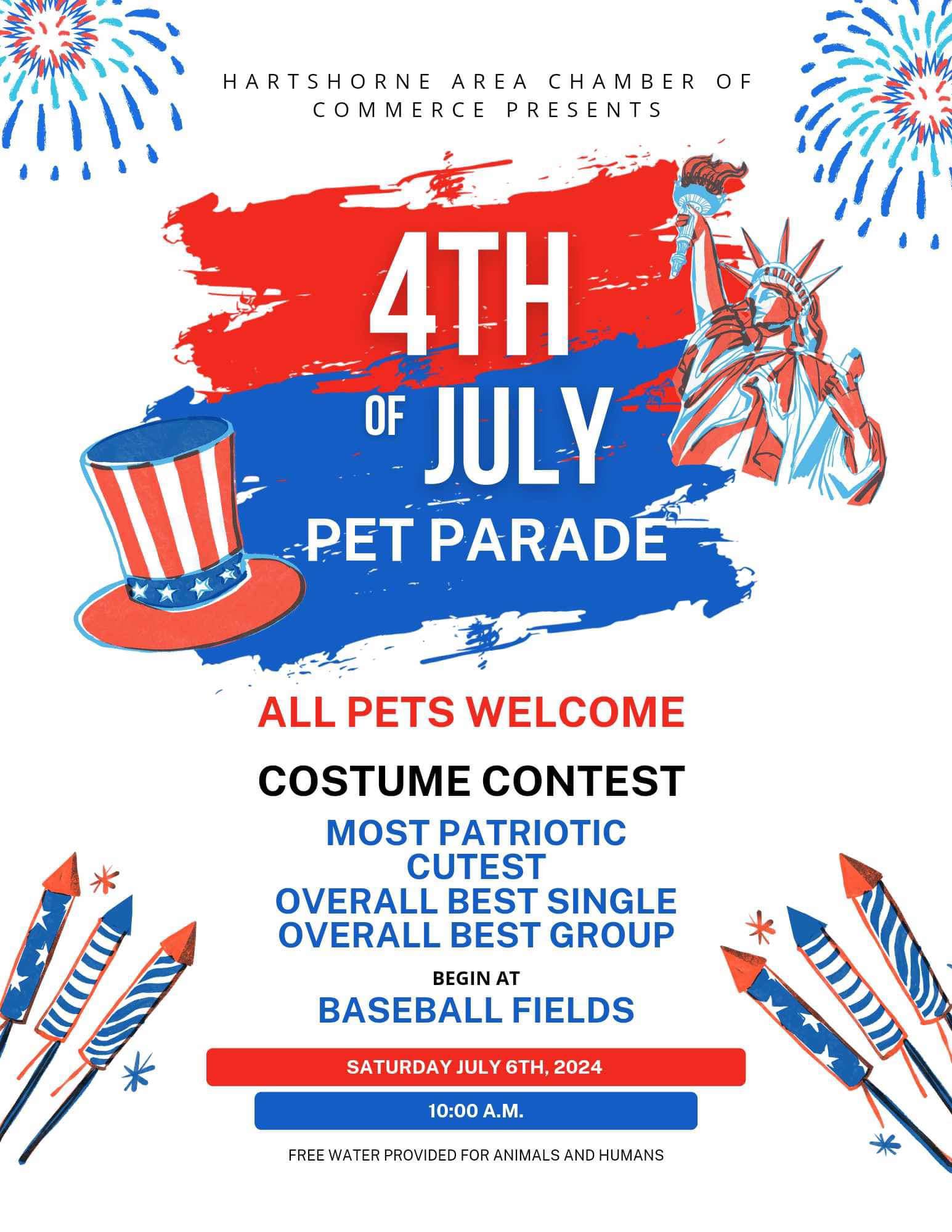 fourth of july pet parade, 2024